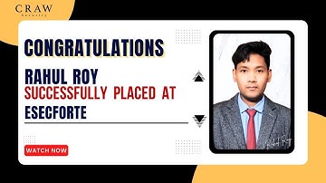 Cyber Security Course Placement | Placement by Craw Security | Cyber Security Diploma