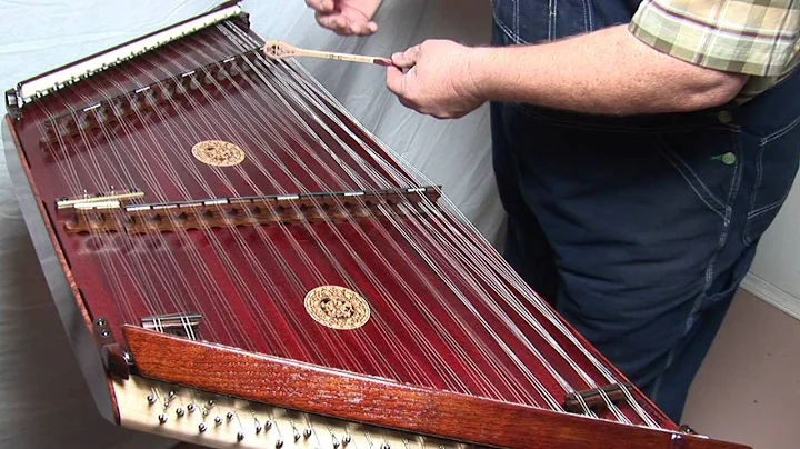Master Works Russell Cook Edition Hammer Dulcimer with low-sustain rosewood bridges