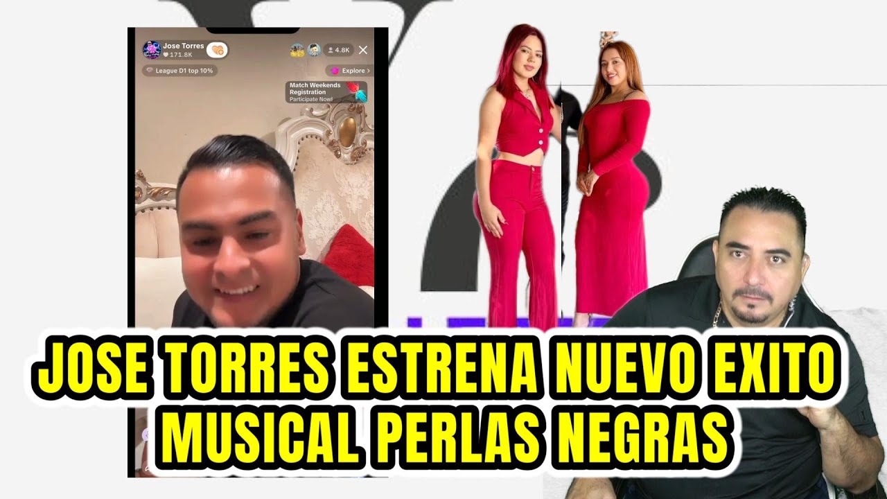 JOSE TORRES ESTRENA NUEVO EXITO MUSICAL PERLAS NEGRAS JOSE TORRES ESTRENA NUEVO EXITO MUSICAL PERLAS NEGRAS
