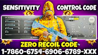 NEW UPDATE 4.6 CODE 🔥 PUBG MOBILE/BGMI SENSITIVITY SETTINGS 2026 | BEST SCOPE SENSITIVITY SETTINGS.