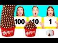100 Layers Of Food Challenge Funny Situations By Crazy DO
