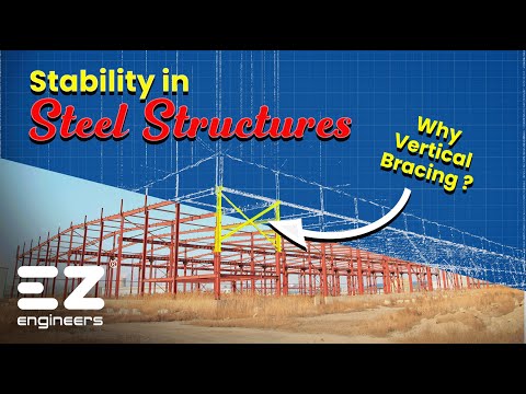 Stability of Steel Structures |  Vertical Bracings-Unique Explanation | Stability & Connection Types
