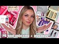 HUGE BEAUTY PR UNBOXING HAUL + GIVEAWAY!✨New makeup, skincare and fragrance!!