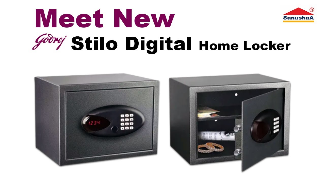 Most Trusted Small Home Locker | Godrej Digital 15L Safe | Jewellery & Cash Safe | Godrej Stlio Safe
