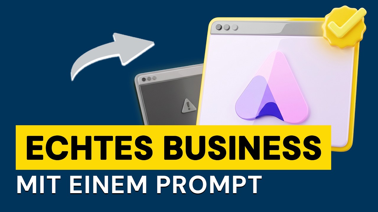 Ich baue ein komplettes Business mit KI - Website, Backend und Zahlungen aus einem Prompt
