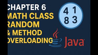 Chapter 6 Explained: Math Class, Random & Method Overloading - full video