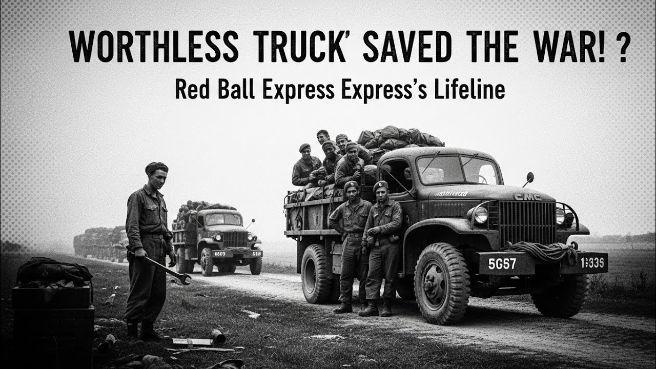 Mechanic's 'Worthless' Truck Design Saved D-Day – Red Ball's 6,000 GMC Lifeline?"