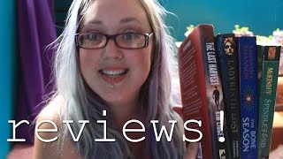 4 On the Fence Mini Reviews
By (surprisingly) popular demand, today were looking at my thoughts on my most recent reads. I guess it has been awhile since weve had a review round these parts, huh?
ABOUT THE BOOKS:
SPINDLES END:
All the creatures of the forest and field and riverbank knew the infant was special. She was the princess, spirited away from the evil fairy Pernicia on her name-day. But the curse was cast: Rosie was fated to prick her finger on the spindle of a spinning wheel and fall into a poisoned sleep-a slumber from which no one would be able to rouse her.
THE BONE SEASON:
The year is 2059. Nineteen-year-old Paige Mahoney is working in the criminal underworld of Scion London, based at Seven Dials, employed by a man named Jaxon Hall. Her job: to scout for information by breaking into peoples minds. For Paige is a dreamwalker, a clairvoyant and, in the world of Scion, she commits treason simply by breathing.
It is raining the day her life changes for ever. Attacked, drugged and kidnapped, Paige is transported to Oxford – a city kept secret for two hundred years, controlled by a powerful, otherworldly race. Paige is assigned to Warden, a Rephaite with mysterious motives. He is her master. Her trainer. Her natural enemy. But if Paige wants to regain her freedom she must allow herself to be nurtured in this prison where she is meant to die.
The Bone Season introduces a compelling heroine and also introduces an extraordinary young writer, with huge ambition and a teeming imagination. Samantha Shannon has created a bold new reality in this riveting debut.
LABYRINTH LOST:
Nothing says Happy Birthday like summoning the spirits of your dead relatives.
Alex is a bruja, the most powerful witch in a generation...and she hates magic. At her Deathday celebration, Alex performs a spell to rid herself of her power. But it backfires. Her whole family vanishes into thin air, leaving her alone with Nova, a brujo boy she cant trust. A boy whose intentions are as dark as the strange marks on his skin.
The only way to get her family back is to travel with Nova to Los Lagos, a land in-between, as dark as Limbo and as strange as Wonderland...
THE LAST HARVEST:
“I plead the blood.”
Those were the last words seventeen-year-old golden boy quarterback Clay Tate heard rattling from his dads throat when he discovered him dying on the barn floor of the Neely Cattle Ranch, clutching a crucifix to his chest.
Now, on the first anniversary of the Midland, Oklahoma slaughter, the whole towns looking at Clay like he might be next to go over the edge. Clay wants to forget the past, but the sons and daughters of the Preservation Society—a group of prominent farmers his dad accused of devil worship—wont leave him alone. Including Ali, his longtime crush, who suddenly wants to reignite their romance after a year of silence, and hated rival Tyler Neely, who’s behaving like they’re old friends.
Even as Clay tries to reassure himself, creepy glances turn to sinister stares and strange coincidences build to gruesome rituals—but when he can never prove that any of it happened, Clay worries he might be following his dad down the path to insanity...or that something far more terrifying lies in wait around the corner.
Find me in your internets:
Blog: http://www.thebookrat.com/
Twitter: https://twitter.com/#!/TheBookRat
Instagram: http://instagram.com/bookishmisty/
Goodreads: http://www.goodreads.com/user/show/1124284-misty
Facebook: https://www.facebook.com/BookRatBlog
Tumblr: http://thebookrat.tumblr.com/
Disclosure: This is NOT a sponsored video, though some of these books were sent to me for review consideration purposes. All opinions are honest and my own. 4 On the Fence Mini Reviews