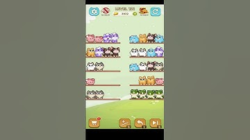 🏅CAT SORT PUZZLE🎧LVL 121🐈 Gameplay Walkthrough 🎮 #shorts #catsort #catsortpuzzle #walkthrough #funny