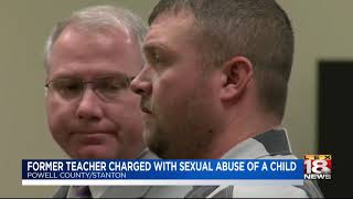Former teacher charged with sexual abuse of a child