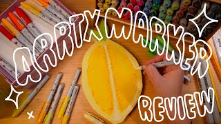 ARRTX Marker Sets: Are They Actually Good? Alcohol and Acrylic Marker Review