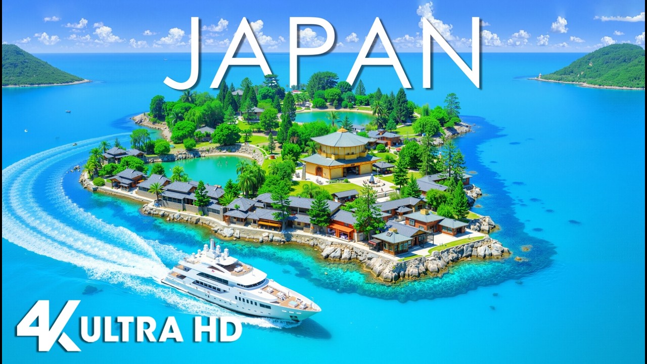 JAPAN 4K TRAVEL FILM  | Stunning Beaches, Neon Tokyo Nights & Deep House Chill