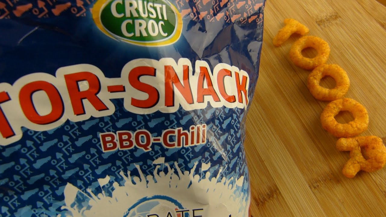 Crusti Croc - Tor Snack BBQ &amp; Chili - YouTube