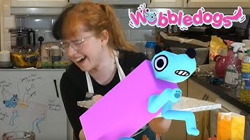 I was asked to make... a Wobbledog cake? Wobbledogs is coming to Nintendo Switch!