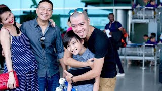 Chồng cũ ra sân bay đón Kim Hiền và hai con sau hai năm xa cách - Tin Tức Sao Việt