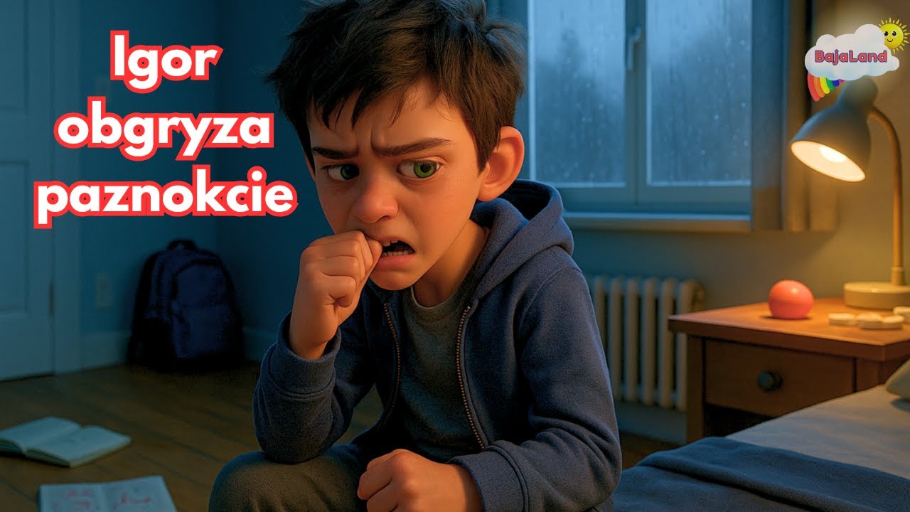 Dlaczego Igor obgryzał paznokcie… i Jak to Zmienił. Audiobook dla dzieci o walce z trudnościami.