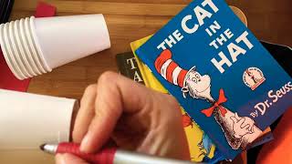 DIY Dr. Seuss Cat in the Hat Snack Cups