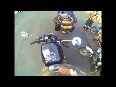 Mit dem Simson-Moped