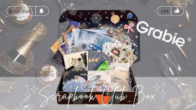 Grabie Scrapbooking Club Box  Best scrapbooking subscription box 2023 -  Grabie®