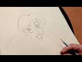 How To Draw Ariel from The Little Mermaid l #DrawWithDisneyAnimation