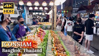 [BANGKOK] ICONSIAM “Thai Street Foods At Sook Siam Dining Zone'| Thailand [4K HDR Walking Tour]