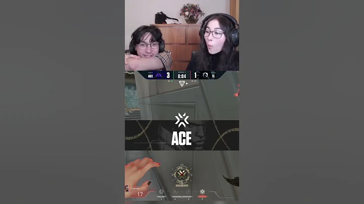 Tenz and Kyedae React on ACE Valorant #tenz #kyedae #ace #valorant #shorts #tiktok