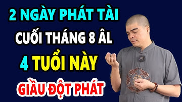 THẦN TÀI Chỉ Thẳng Mặt 4 Con Giáp TRÚNG SỐ ĐỘC ĐẮC, Trả Sạch Nợ nần Sau 1 đêm, Giàu Ú GIàu Ụ