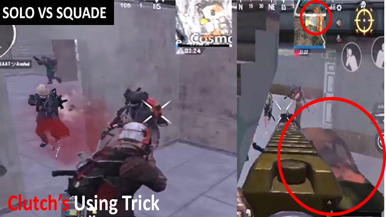 I Use OP Trick To Wipe Whole Squad | Pubg Mobile Solo Vs Squad Close ...