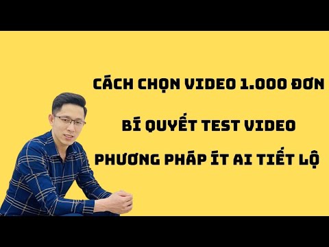 Video Cách Test Video 1000 Đơn Trên Tikok | Bí Quyết Test... - youtube