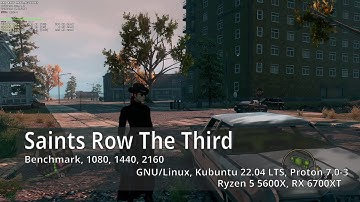 Saints Row: The Third, Proton 7.0-3 Linux , Benchmark
