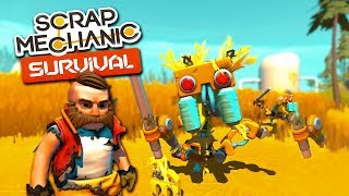 Exploring the World and Building - Scrap Mechanic Survival Gameplay - Early Access- Livestream screenshot 3
