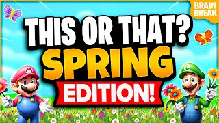 Spring This or That | Spring Brain Break | Spring Games For Kids | Just Dance | GoNoodle screenshot 4