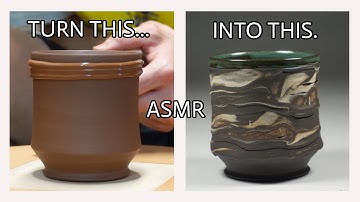 Slip Trailing a Cup - ASMR