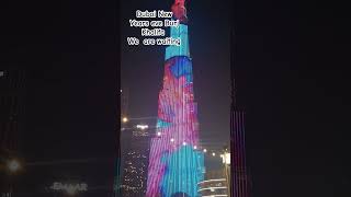 New Years eve Live from Dubai. Burj Khalifa #burjkhalifashorts #newyeardubai #newyeardubai