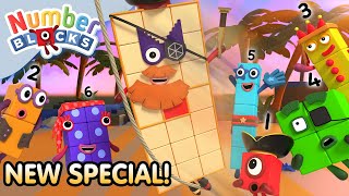 The Treasure Of Hexagon Island! | Numberblocks Full Episode | 123 - Numbers Cartoon For Kids screenshot 3