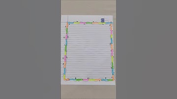 BORDERS🌼| Cute Front Page Border Design For Assignments💖✨ #shorts #coverpagedesign #frontpage