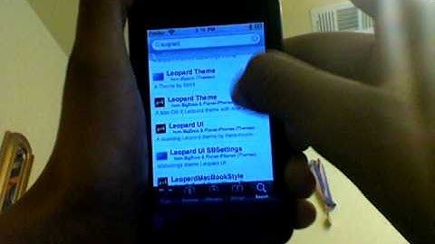 Ipod touch 2g  Awesome Macbook Theme!!!