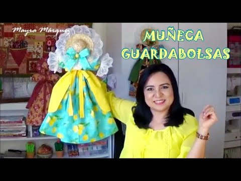 Muñeca para Guardar Bolsas, Organizador de Bolsas / Bag Storage Doll 