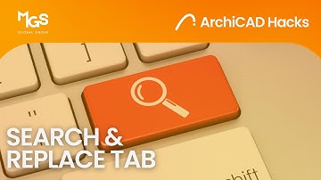 ArchiCAD Hack for Beginners in 1 Minute: Search & Replace Tab #archicad #architecture