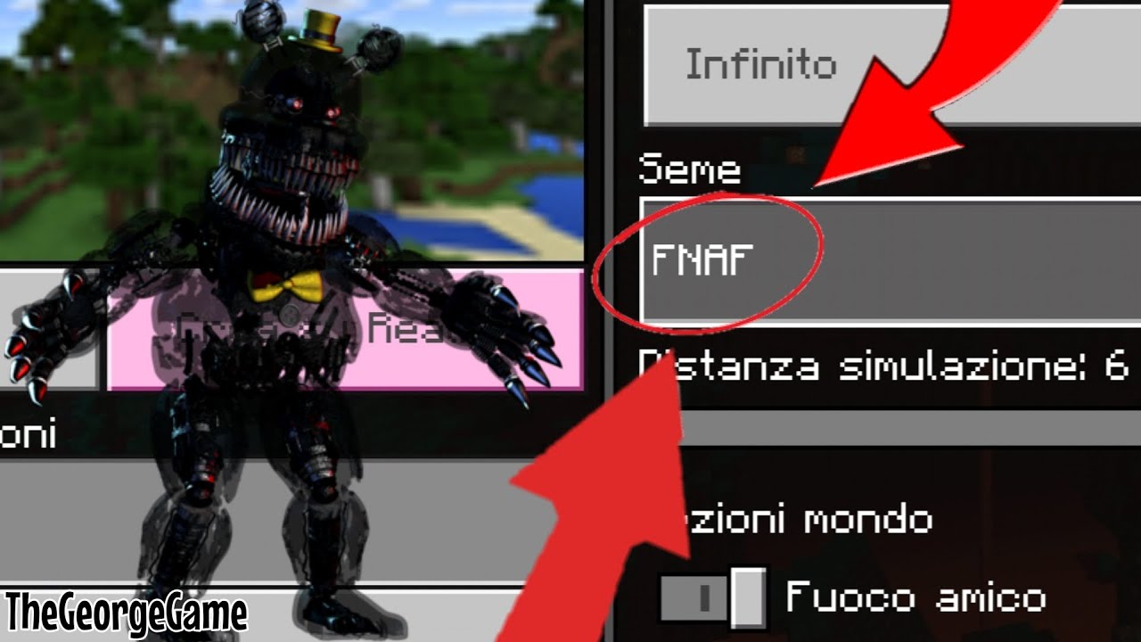NON USARE IL SEED DI FNAF Minecraft Ita YouTube