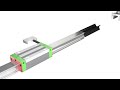 3D Linear Motion Assembly Animation | Exploded View Operation  Measurement Demo