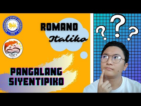 Video: Paano isinusulat ang mga siyentipikong pangalan?