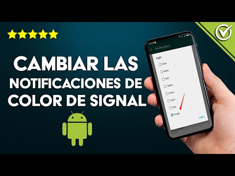 ¿Cómo Cambiar las Notificaciones de Signal de Color y Qué Colores Tiene?