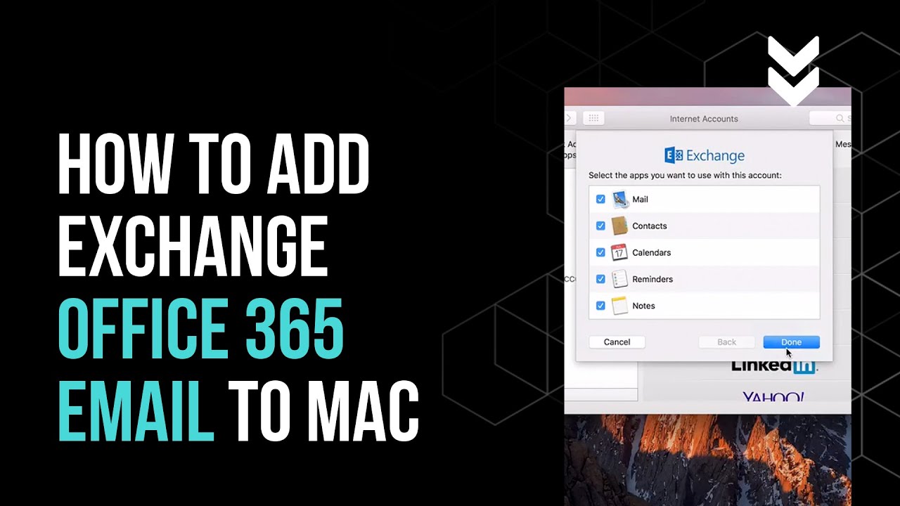 How to Add Exchange Office 365 Email to Mac - YouTube