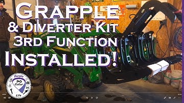 #129: John Deere Artillian H130 Diverter Kit and Grapple Installation