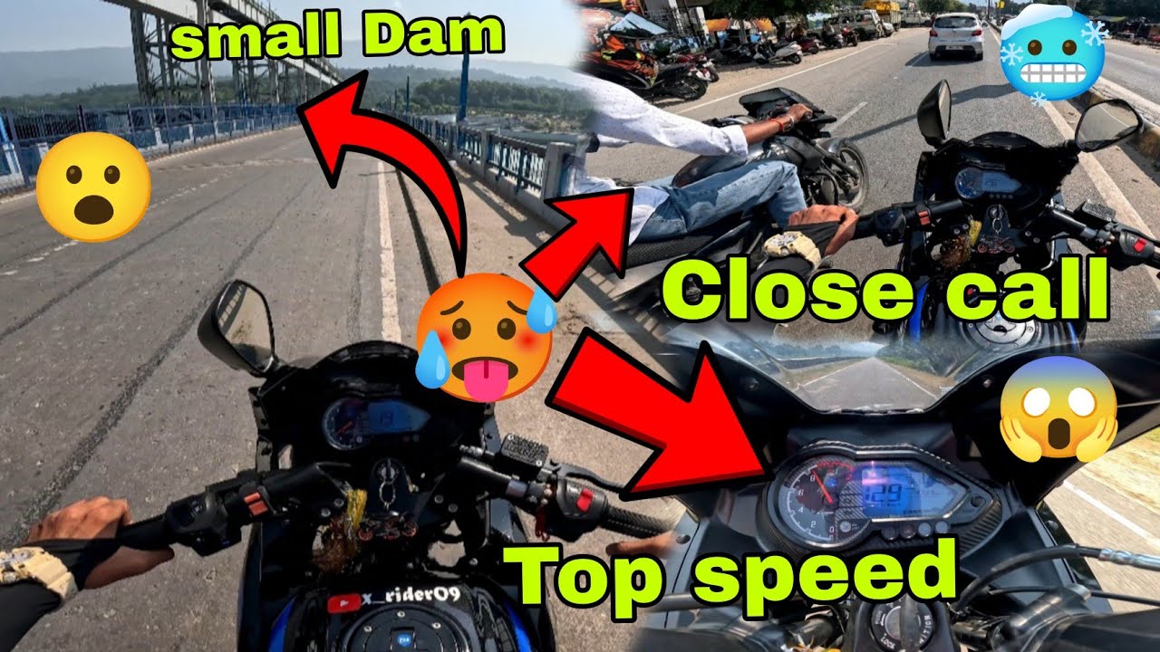 Pulsar 220F Top Speed Small Dam In Rishikesh Close Call pulsar-220f-top-speed-small-dam-in-rishikesh-close-call