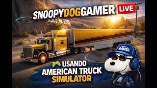 American truck fazendo km #TruckSimulator #LiveGamer #SnoopyDogGamer