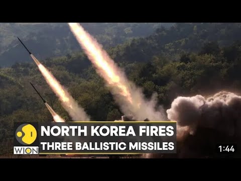 North Korea fires three ballistic missiles, Japan Coast Guard confirms firing of missiles | WION