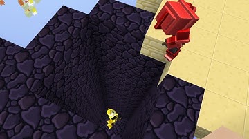 NEW OBSIDIAN HOLE TRAP in BedWars!  - BlockmanGo