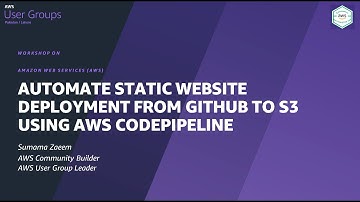 Automate static website deployment from Github to S3 using AWS CodePipeline